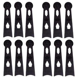 12pcs Backing Desktop Stand,Picture Frame Support, desktop stand Simple Frame Pedestal Holder crystal Frame Easel Back Tool Stand Arts & Crafts Easels Crystal Holder PVC Display Racks Picture Holder Set up(Black）