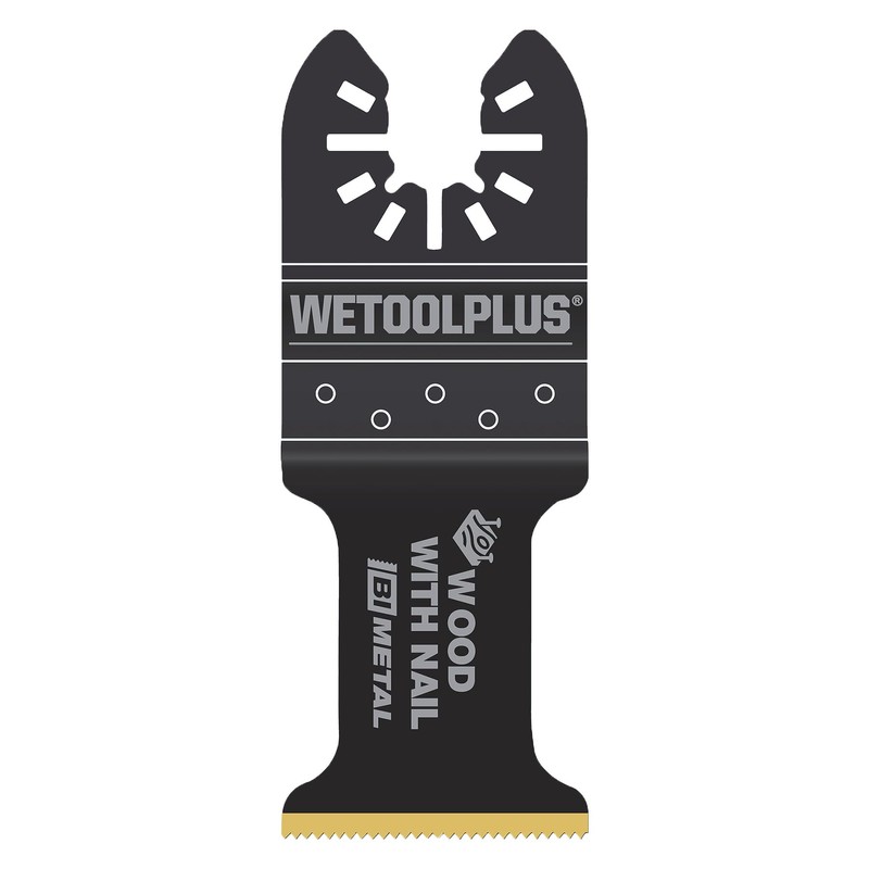 WETOOLPLUS 9 Pack Oscillating Multitool End Cut Blades with Universal