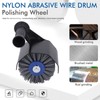 Angle Grinder to Polisher Accessories, Wire Drawing Attachment Burnishing Polishing