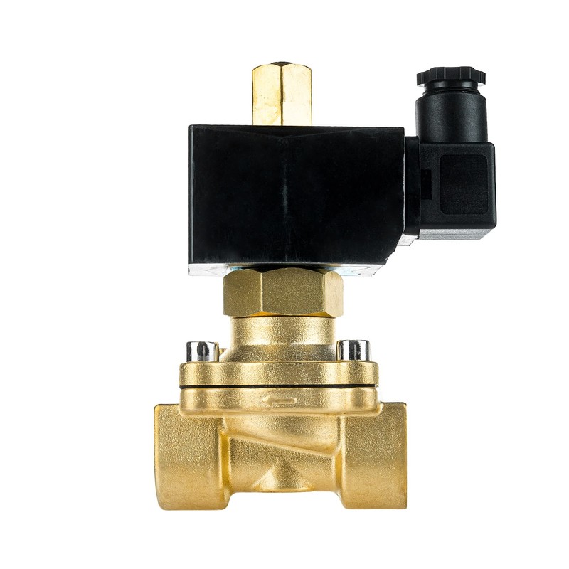 FSA Viton Solenoid Valve Brass 3/4 Inch 230 V AC