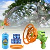 Bubble Machine, Dinosaur Bubble Gun for Kids Electric Bubble Blower