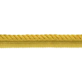 DÉCOPRO (TM) Rope Cord with Lip, Style# 0038S, Color# D05 - Brass Gold [Sold By The Yard]
