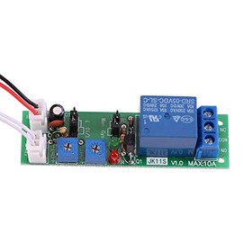 YWBL-WH DC 12V Delay Relay Adjustable Cycle Timer 0-24 Hours Adjustable Delay Relay Module Module