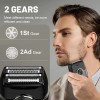Electric Foil Shavers for Men: Upgraded Mini Razor with 4