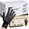 SwiftGrip Disposable Nitrile Exam Gloves, 3-mil, Black Nitrile Gloves Disposable