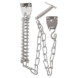 Prime-Line MP5026 Storm Door Chain and Spring, Aluminum Finish (Single Pack)