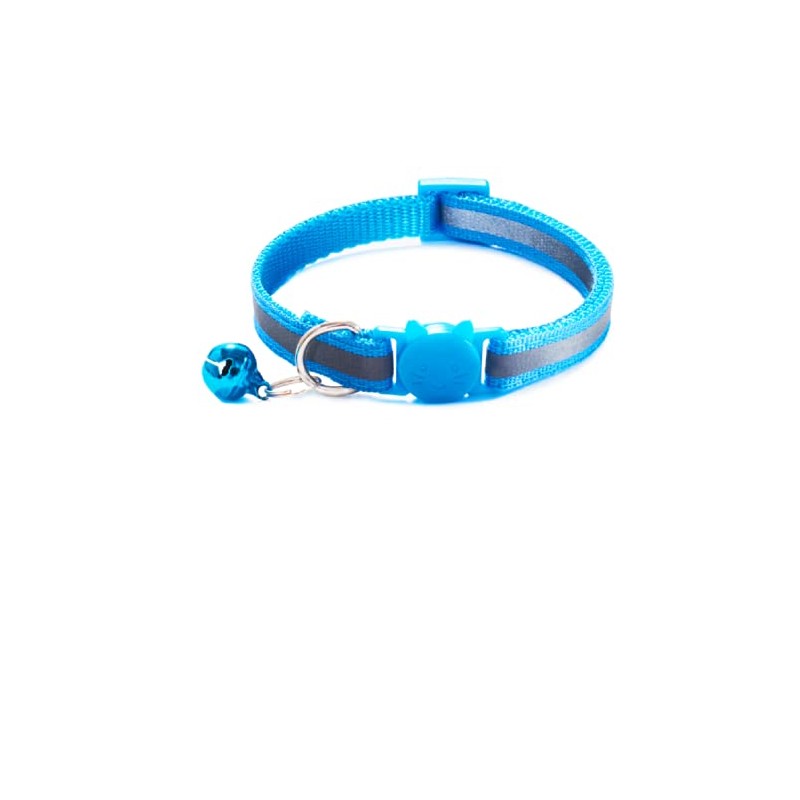 Qinao 2Pack Cat Collars Quick Release Reflective Kitten Collar with