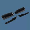XTREME TRUX Gloss Black Mirror Cap Covers Trim Set For