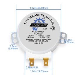 Cutetool TYJ50-8A2 Microwave Oven Turntable Motor Suitable for Frigidaire Synchronous Motor, Replace 5304509440, 5304464113,E199324, AH1993480,WB26X10176,AH1021726,EA1021726, 1167022 and Other Models