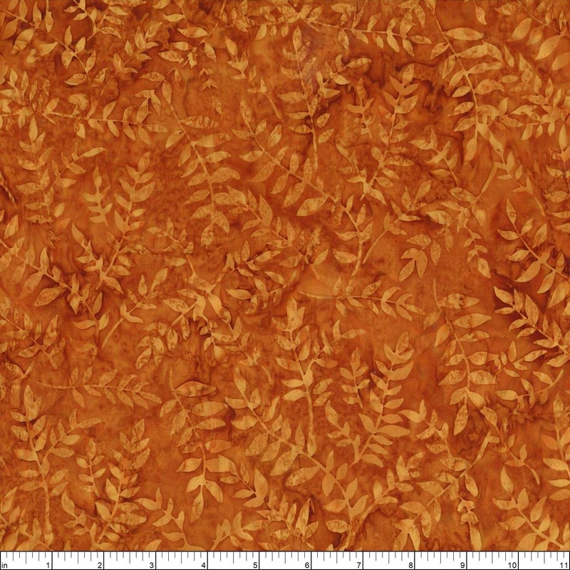 Hoffman - Bali Batik - Autumn Trail - Leaf -
