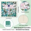 WEBEEDY 2 Set DIY Mosaic Kit DIY Dragonfly Mosaic Coaster