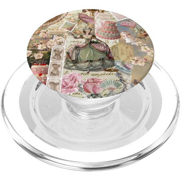 Antike Regency Art Victorian Collage Preppy Antoinette PopSockets PopGrip für