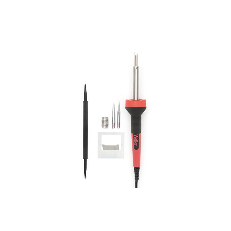 Weller SP40NKUS 40-Watts Soldering Iron Kit Red/Black, 5 piece
