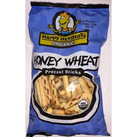 Happy Herberts, Pretzel Sticks Honey Wheat, 8 Ounce