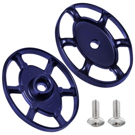 Dreyoo 2 Pack Outdoor Faucet Handles, Oval Spigot Handles Compatible with Arrowhead PK1290, 12 Point Faucet Knob for Outside Hose Bibb, Garden Valves and Frost Proof Wall Hydrants (Blue)