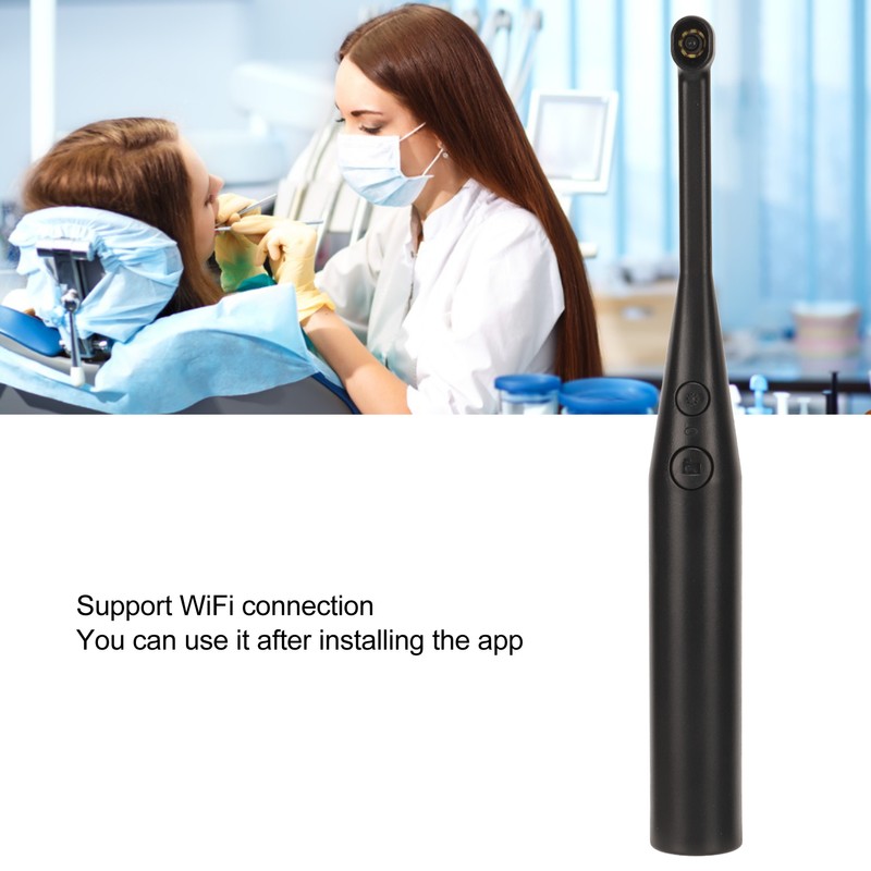 2MP Dental Oral Endoscope Camera WiFi Visual Adjustable 8 LED