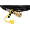 DOZYANT 12ft RV Propane Quick Connect Hose with Elbow Conversion