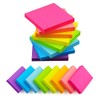 (16 Pads) 8 Pads 3x3 Sticky Notes and 8 Pads 1.5x2 Sticky Notes 8 Bright Multi Colors Self-Stick Notes 90 Sheet/Pad