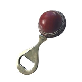 Cricket-Gifts Mini Cricket Ball Bottle Opener – Unique Sports-Themed Bottle Opener Crafted from a Mini Cricket Ball – Gift for Cricket Fans