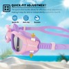 BEEWAY Kids Swimming Goggles 6-14 | GOK8300C10L2 | Pink/Purple, Smoke
