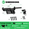 Heavy Duty Slide Bolt Gate Latch for Wooden Fence, 2