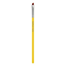 Bdellium Tools Professional Makeup Brush - Studio Series 762 Small Angle - With Soft Synthetic Fibers, For Shaping & Filling Eyebrows (Yellow, 1pc)