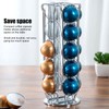 Coffee Capsule Stand 360° Rotation Anti Slip Thick Base Wrought