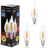 Brite Innovations E12 LED Dimmable Bulbs 3 Pack - 40