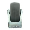 Spares2go Universal Castor Wheels Fixed Plate Fixing 1'' Mini Wheel