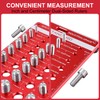 USTSOK 42 Nut and Bolt Thread Checker,Bolt Size and Thread