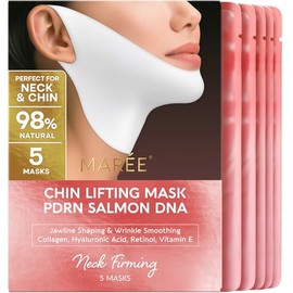 MAREE Mascarilla Lifting V Line con ADN de Salmón PDRN  Mascarilla Facial de Colágeno Profundo para Mujeres  Mascarillas Faciales Reductoras de