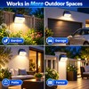 Solar Motion Sensor Outdoor Wall Lights for Home Security –