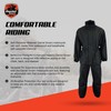 Daniel Smart Motorcycle Soft Polyester Rain Suit for Men Waterproof