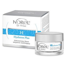 Norel Dr Wilsz Hyaluron Plus Active Moisturizing Hyaluronic Creme | Hialuronowy Krem Aktywnie Nawilzajacy 50 ml SET with STAPIZ Hair Shampoo 15ml or Mask 10ml