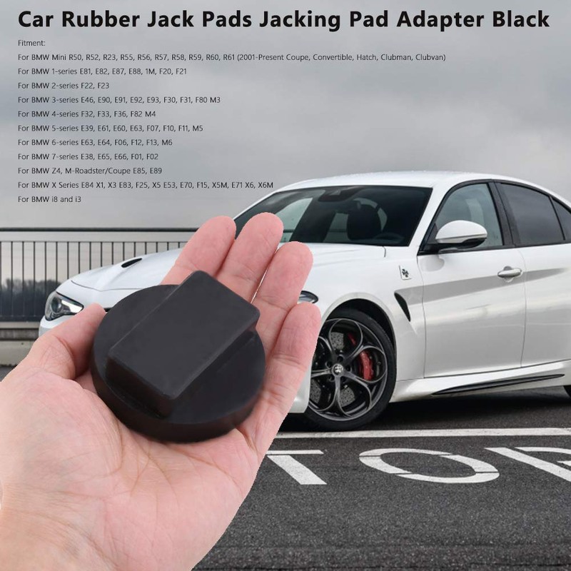 Keenso Car Jack Rubber Pad, Car Rubber Jack Pad Slot