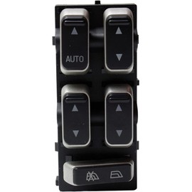 For Lincoln Town Car Window Switch 2003 04 05 06 07 2008 Driver Side | Front | Black | Multi-Button | 8 Cyl 4.6L Engine