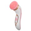 Electronic Facial Brush Reduce Fatigue Silicone Head Jadestone Roller Massaging
