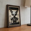 12x18 Wood Grain and Gold Frame for "Home is Your