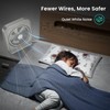 AMACOOL Table Fan, 12 inch Box Fan with 3 Adjustable