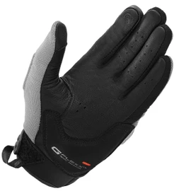 SHIMA Sonic Motorcycle Gloves Men's Short Summer Motorcycle Gloves Protective Clothing Touchscreen Motorcycle Ventilated Reinforced Lightweight Motorbike Summer Gloves (Men, Grey, XL)