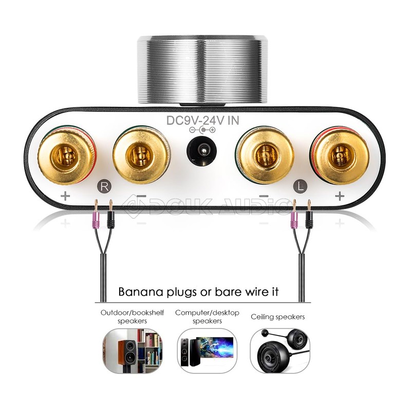 Nobsound Mini Bluetooth 5.0 Power Amplifier, Stereo Hi-Fi Digital Amp