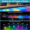 QOLNBY 2-in-1 Solar Pool Lights, USB Rechargeable Pool Lights with