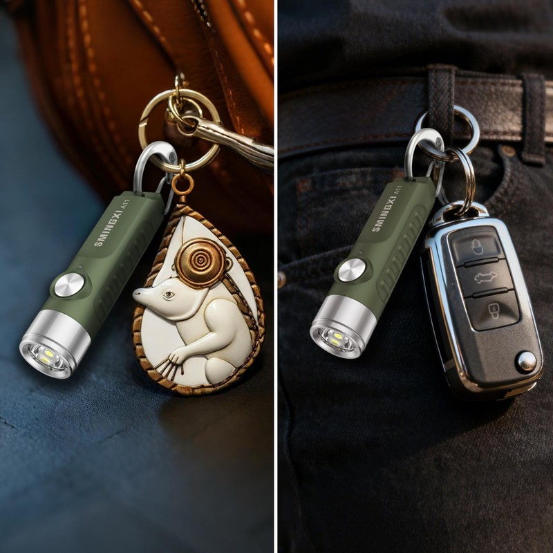 SMINGXI A11 Rechargeable Keychain EDC Mini Flashlight with Magnetic