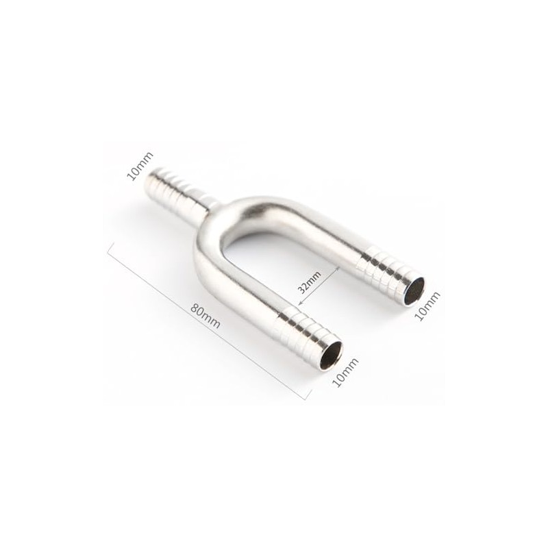 tsingseen life 2 pcs Stainless Steel 3/8" Hose Barb, 3