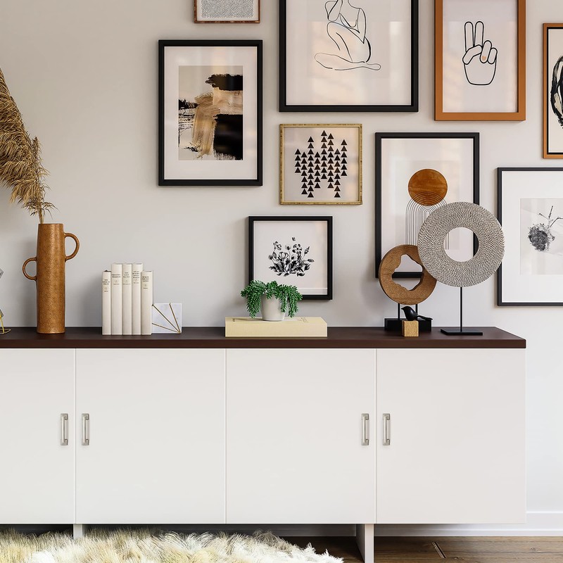 Ravinte 10 Pack Kitchen Cabinet Handles Drawer Pulls Brushed Nickel