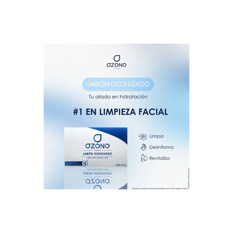 Jabón Ozonizado, Productos Ozonizados.