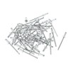 RATCHROLL 50 Pcs Dome Head Large Flange Blind Rivets 4mm