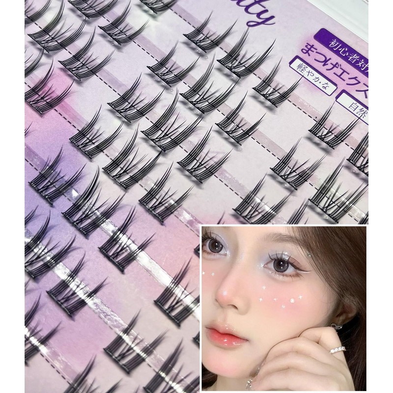 Glue-free, Split Eyelashes, Natural Bunch, Large Capacity, Set, Good Price,