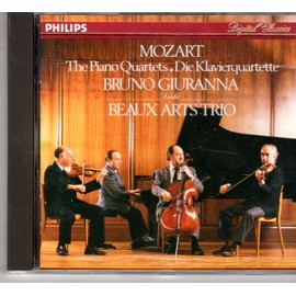 Mozart: Piano Quartets /BEAUX ARTS TRIO & GIURANNA