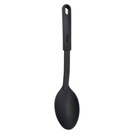Norpro Nylon 12-Inch Solid Spoon, Pack of 1, Black
